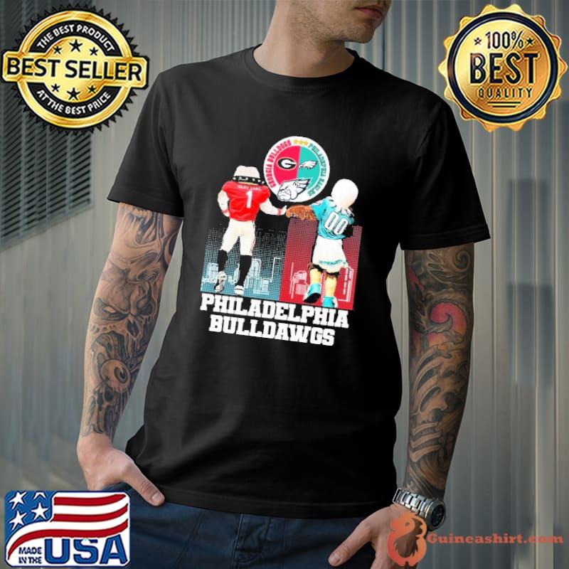Philadelphia Eagles bulldogs Georgia Hairy Dawg and Swoop Shirt