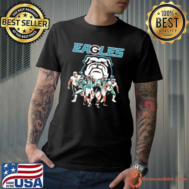 Eagles Dawgs Philadelphia Eagles and Georgia Bulldogs players 2023 T-shirt,  hoodie, sweater, long sleeve and tank top