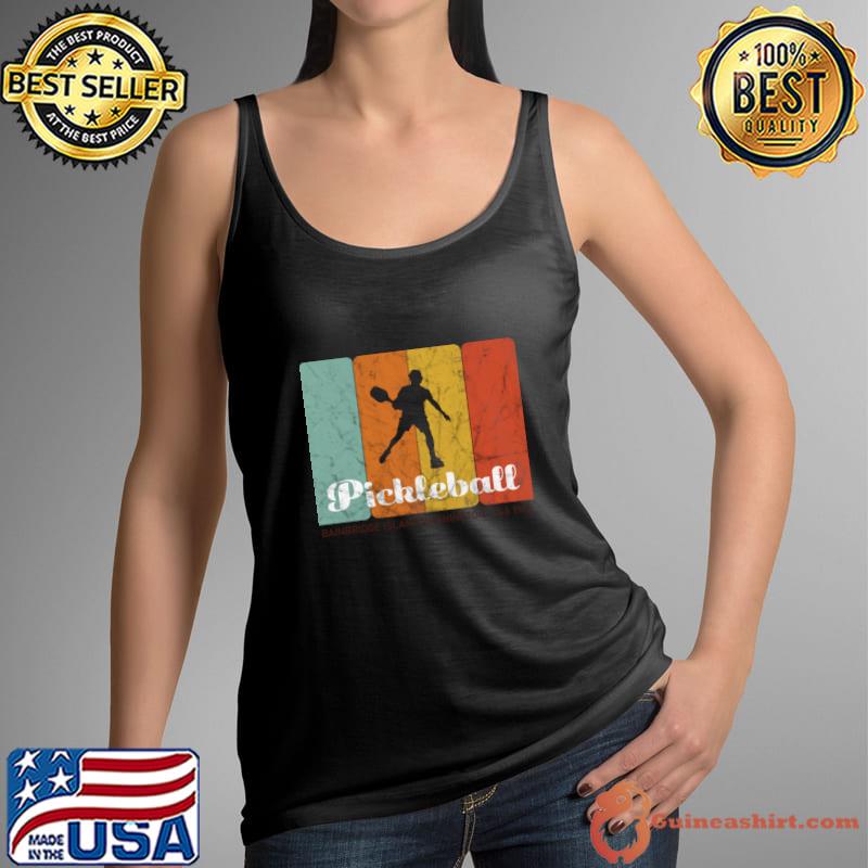Pickleball Bainbridge Island Washington Usa 1965 Retro T-Shirt Tank Top