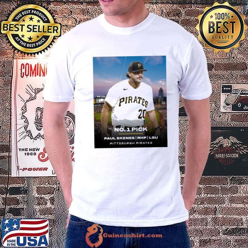 Pittsburgh Pirates No 1 Pick Paul Skenes 2023 MLB Shirt - Guineashirt  Premium ™ LLC