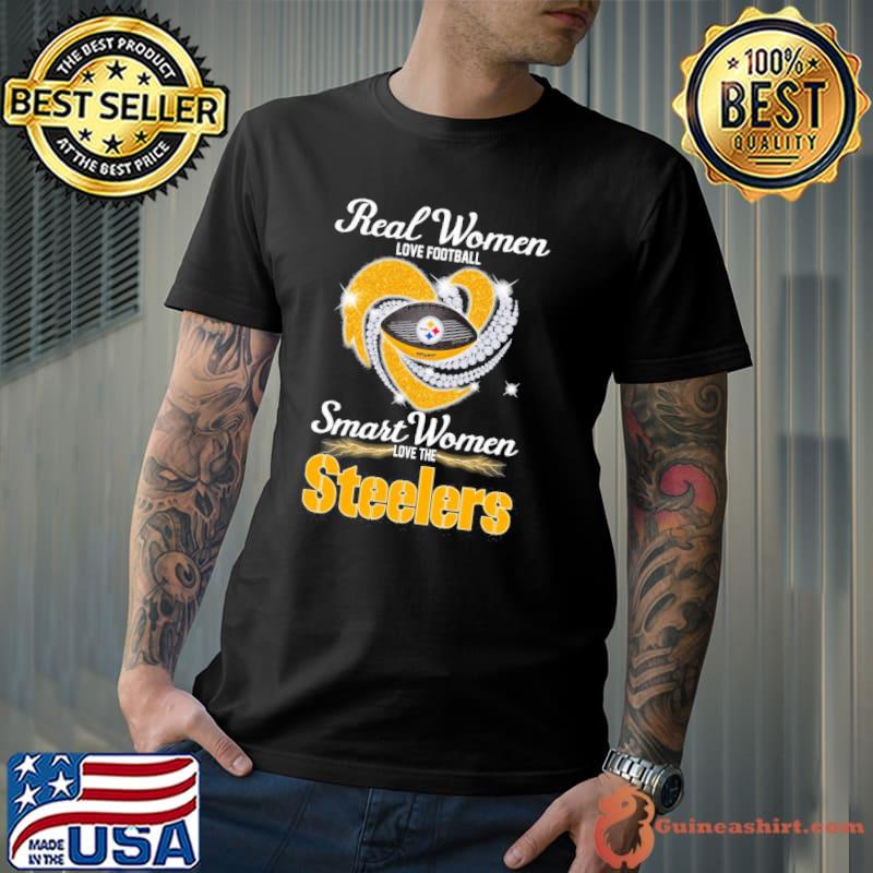 Real women love football smart women love the Steelers shirt - Guineashirt  Premium ™ LLC