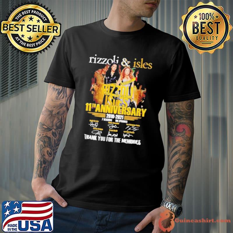 Rizzoli & Isles Pol Ne Do Not Cross 11Th Anniversary 2010 2021 Thank you for the memories signature shirt