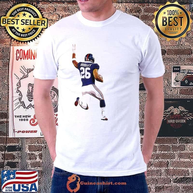 Saquon Barkley Classic Football Tee, NY Giants Women's Shirt