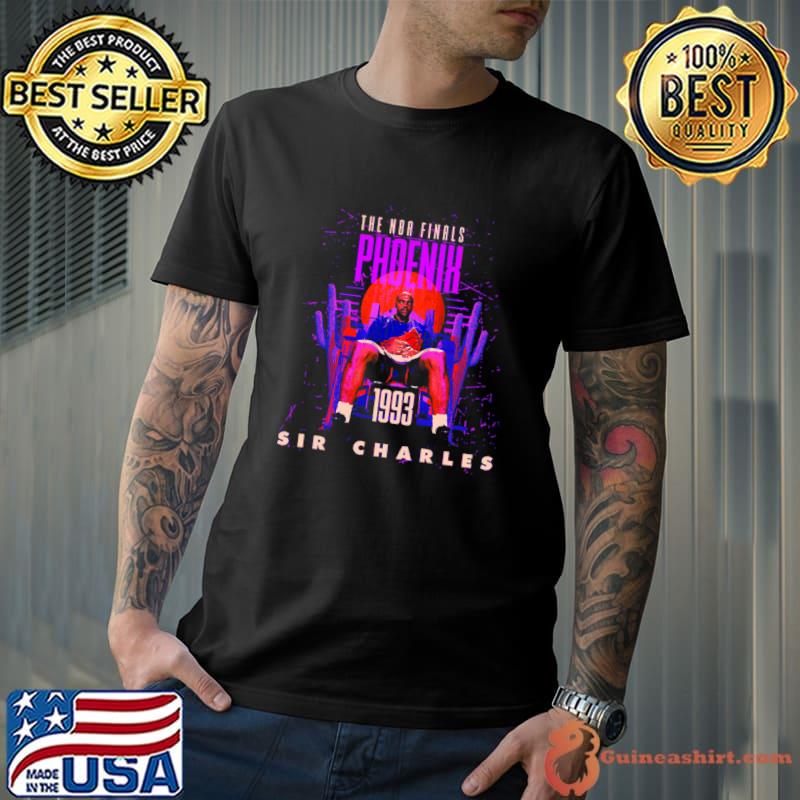 Sir Charles The NBA Finals Phoenix Sunset 1993 Basketball T-Shirt