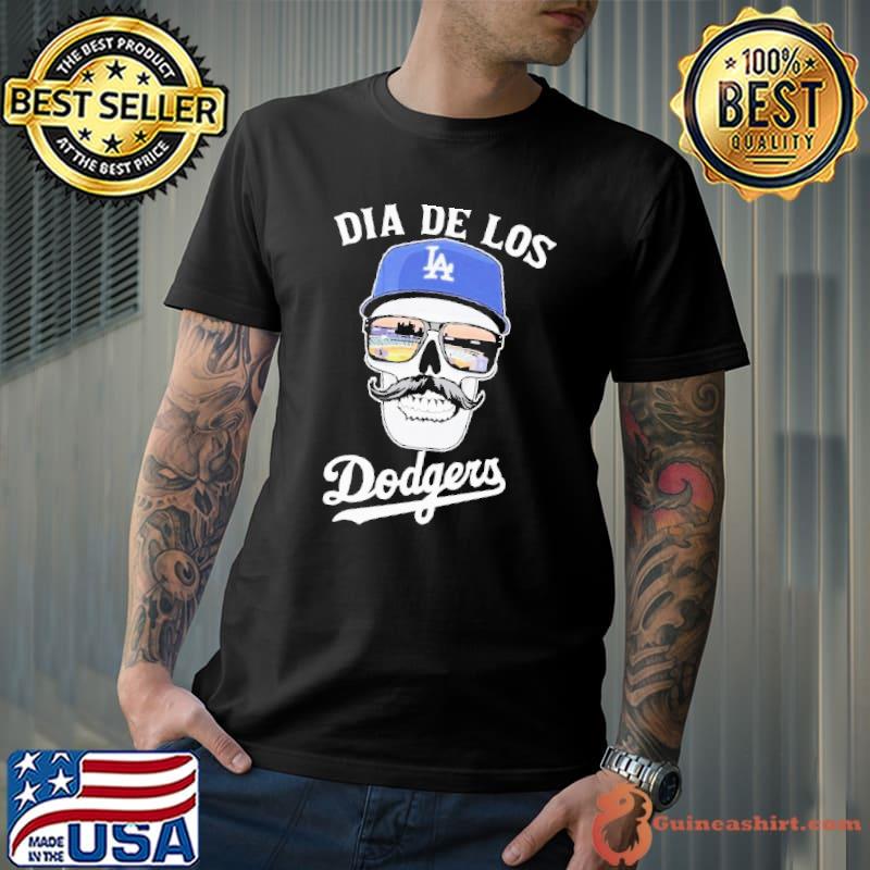 Skull Man Dia De Los Los Angeles Dodgers Shirt, hoodie, sweater