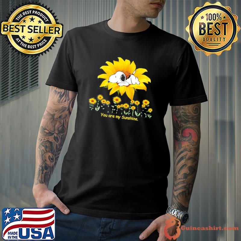 Sunflowers snoopy you are my sunshine shirt