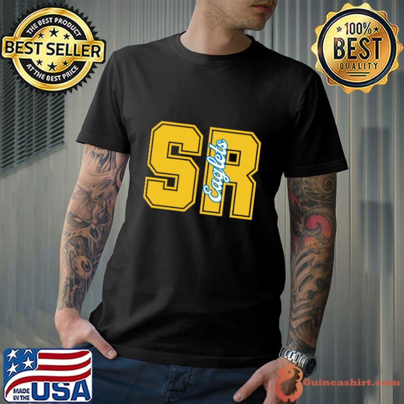 SunRidge Eaglets Collegiate Lettering Yellow T-Shirt
