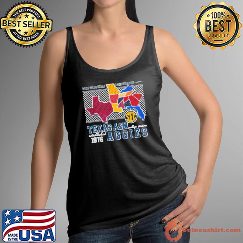 Texas A&M Texas Flag Youth Fishing Shirt