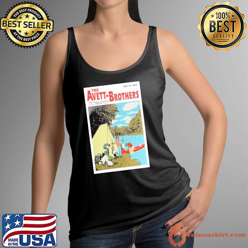The Avett Brothers Idaha Botanical Gardens 7 18 2023 Boise ID Poster Shirt Tank Top