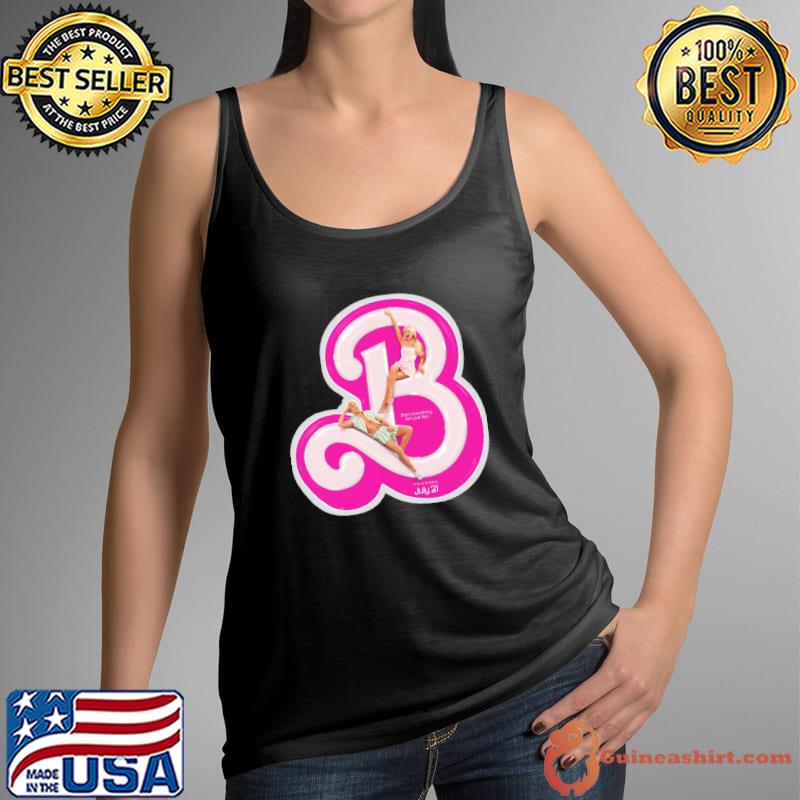 The Barbie Movie Logo Pink T-Shirt Tank Top