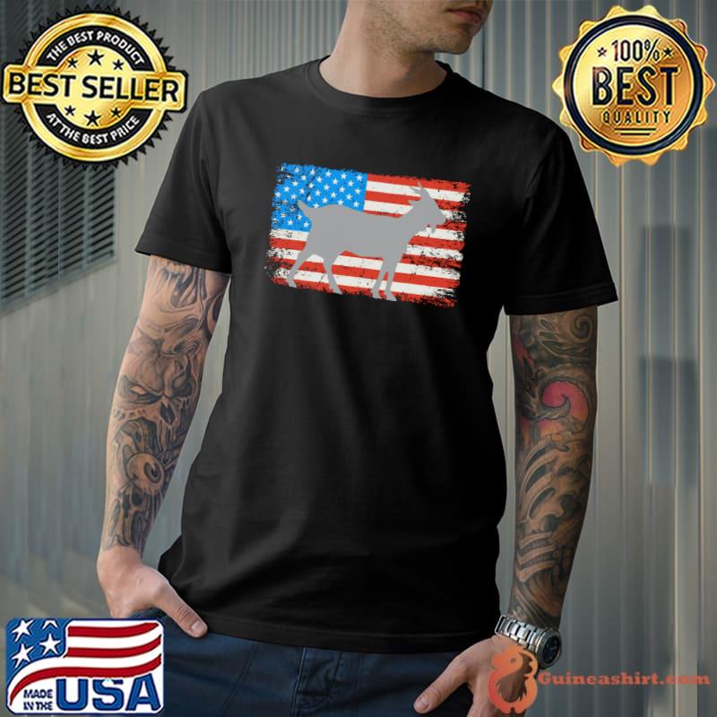 The Goat American Flag shirt