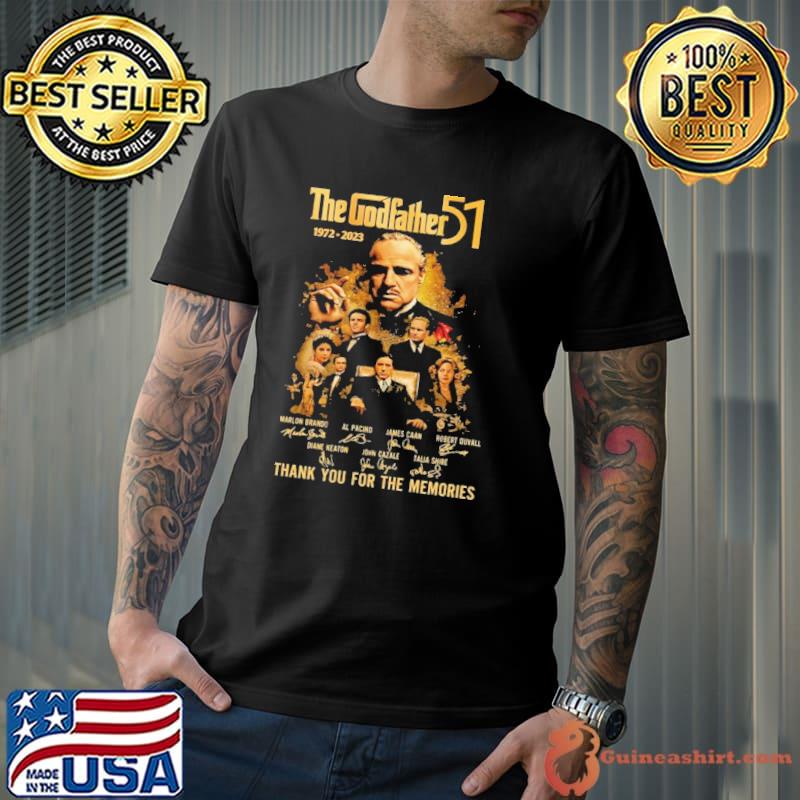 The godfather 51 1972 2023 thank you for the memories signature shirt