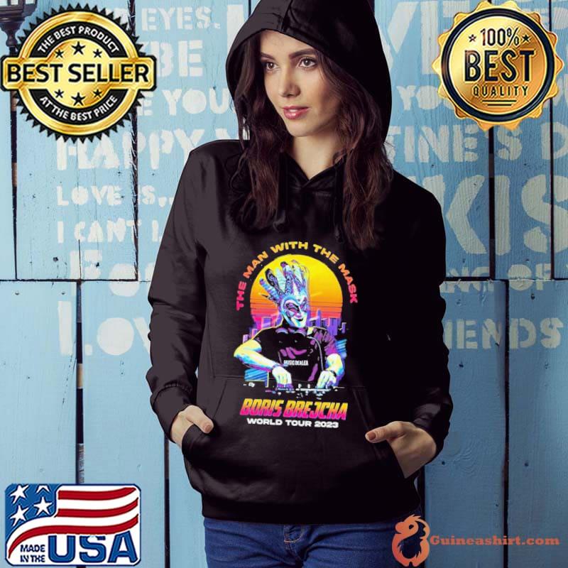 The man the mask boris brejcha world tour 2023 s Hoodie