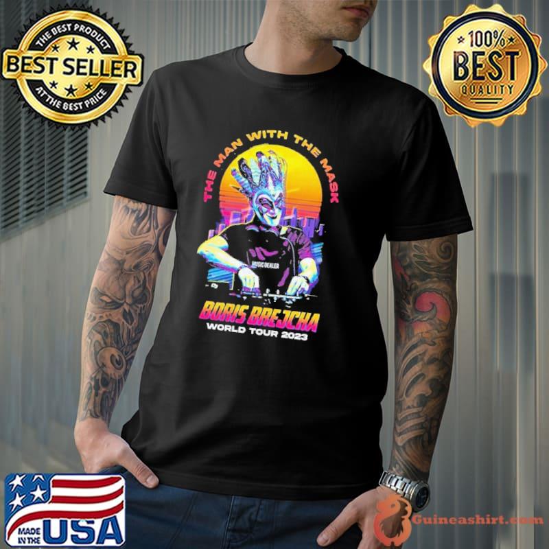 The man the mask boris brejcha world tour 2023 shirt