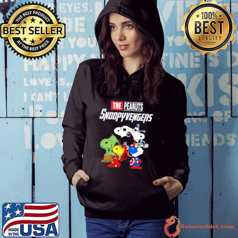 The peanuts snoopy avengers captain america thor endgame s Hoodie