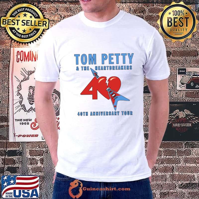 tom petty 40th anniversary tour t shirt