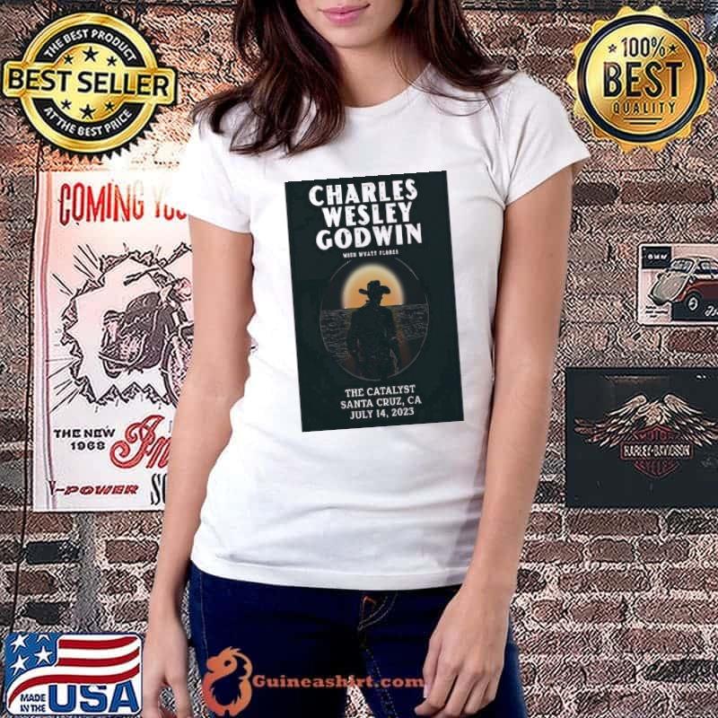 Tour 2023 Charles Wesley Godwin Santa Cruz, CA Poster Shirt Ladiestee