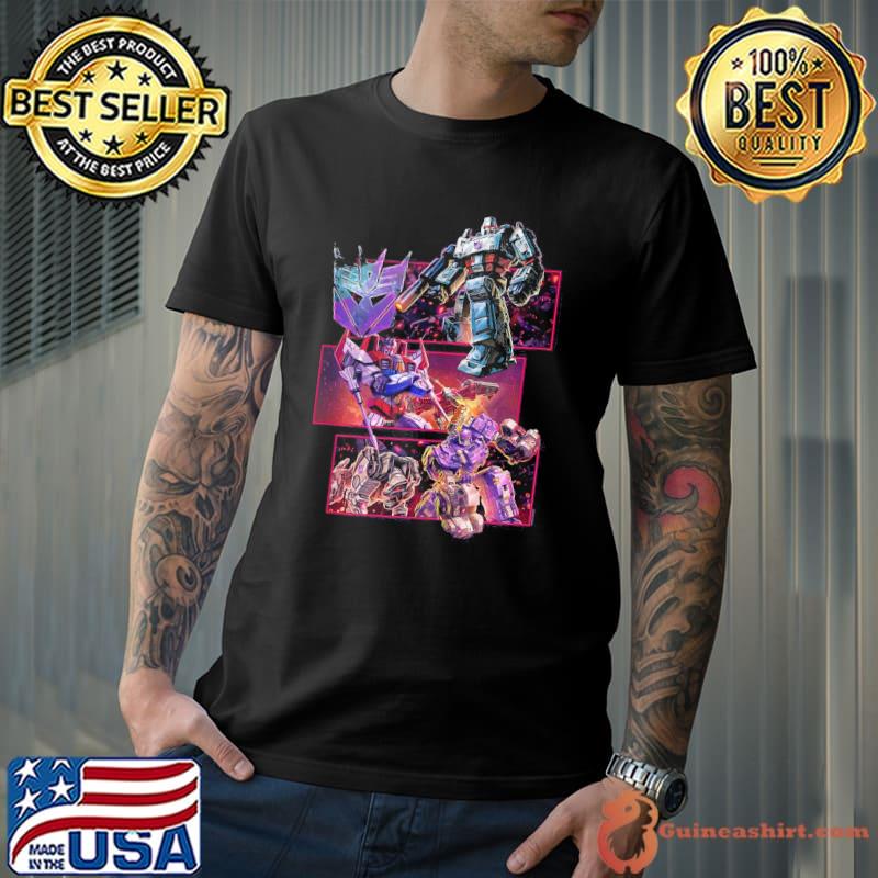 Transformers War For Cybertron Decepticon Panels shirt