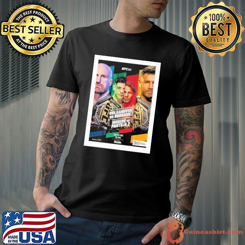 UFC 290 Alexander Volkanovski vs. Yair Rodríguez 2023 Fight Poster Shirt