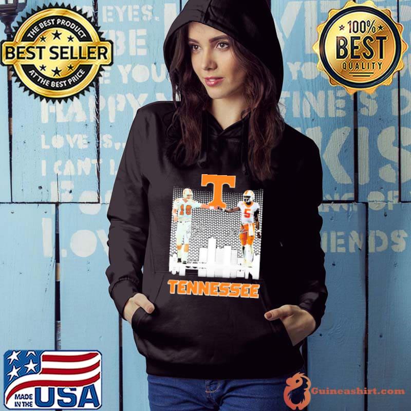 Tennessee Volunteers Peyton Manning and Hendon Hooker signatures 2023 shirt,  hoodie, sweater, long sleeve and tank top