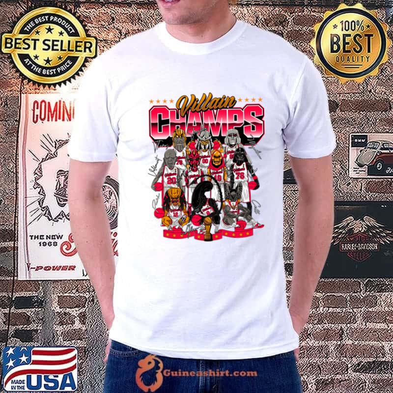 Villain champs signature football T-Shirt