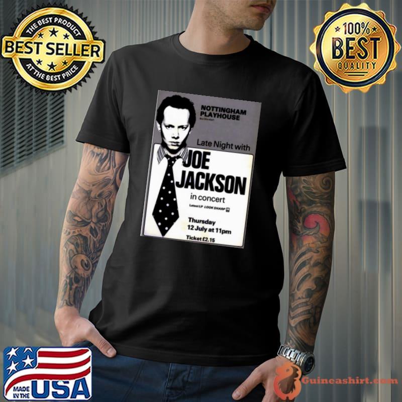Vintage Nottingham Playhouse Late Night With Joe Jackson concert 2 T-Shirt