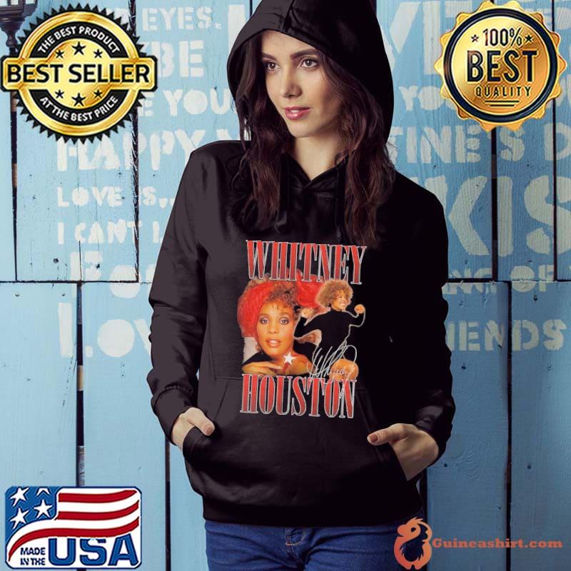 Whitney houston signature singer american s Hoodie