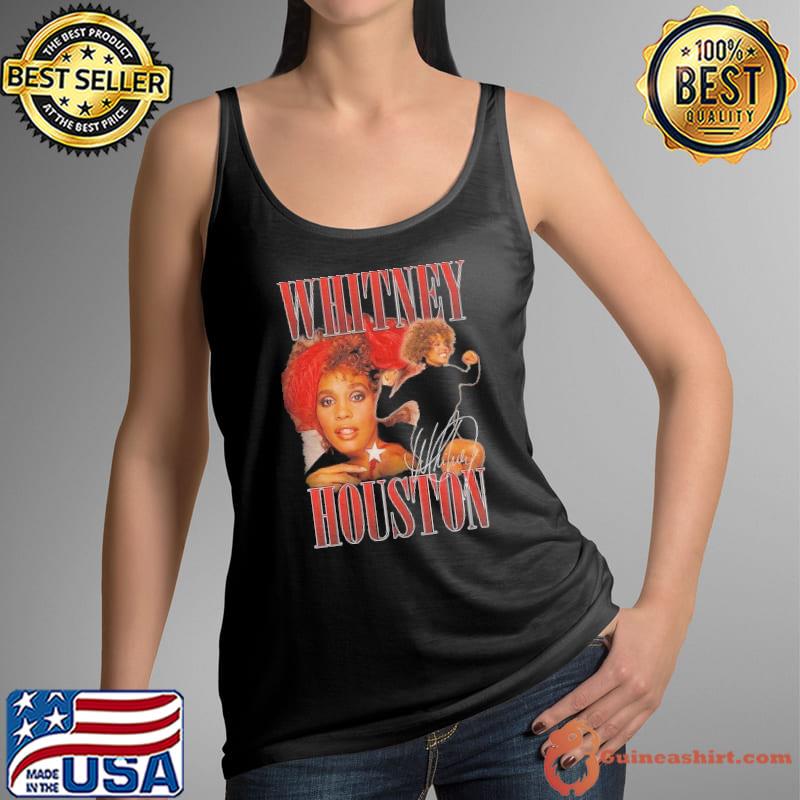 Whitney houston signature singer american s Tank Top