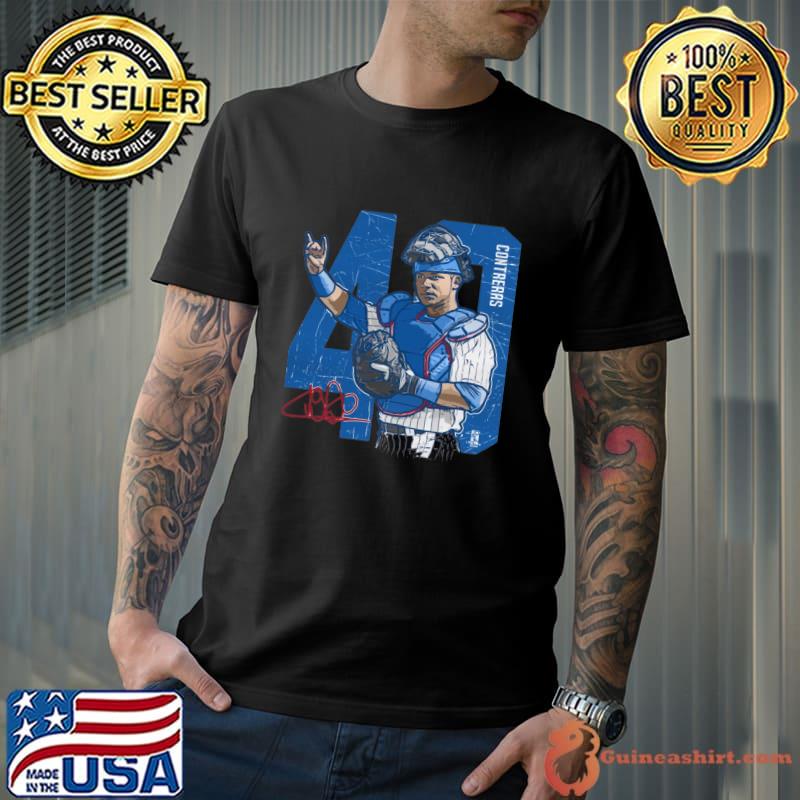 Willson Contreras Signature baseball Chicago C Alpha T-Shirt - Guineashirt  Premium ™ LLC