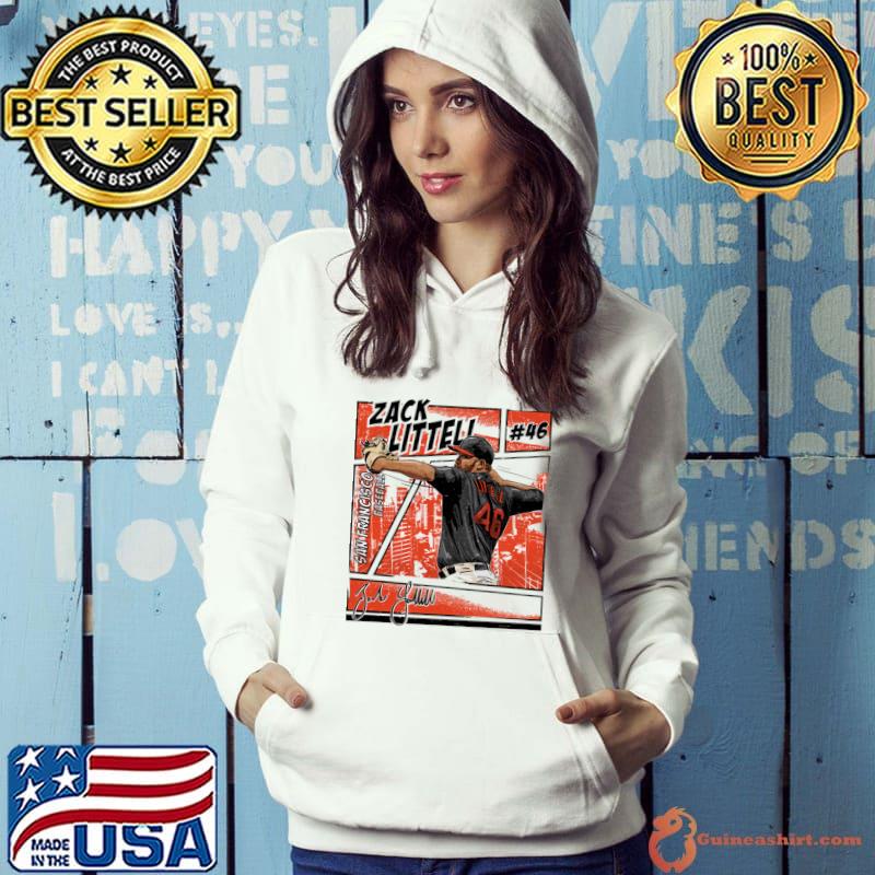 Zack Littell San Francisco Comic Signature baseball T-Shirt Hoodie