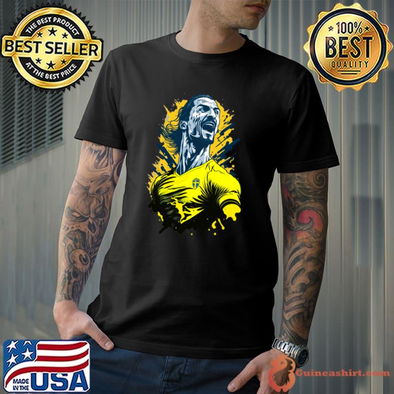 Zlatan Ibrahimovic splash art Swedish football La T-Shirt Unisex