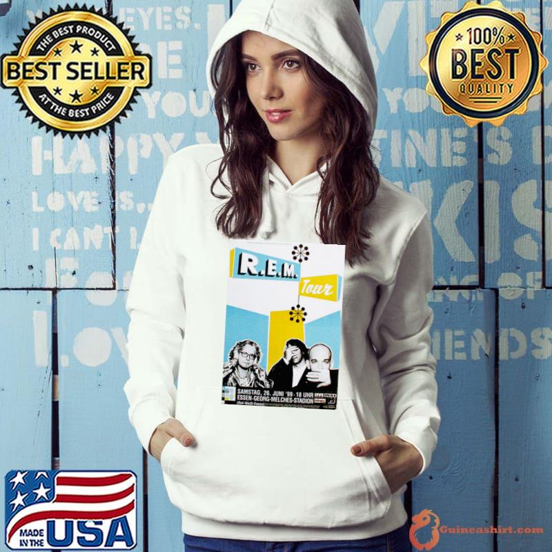 1999 REM Tour Samstag Essen-Geore Melches Stadion concert flyer T-Shirt Hoodie