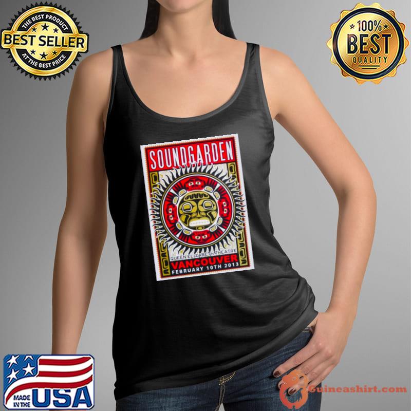 2013 Soundgarden Queen Elizabeth Theatre Vancouver concert announcement T-Shirt Tank Top