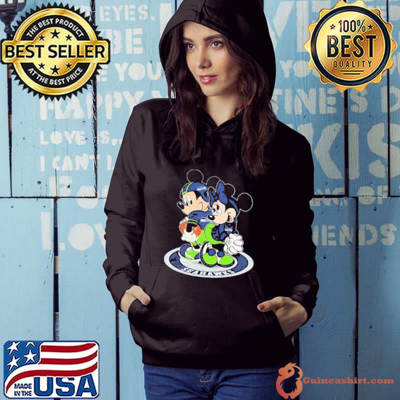 Premium Mickey Mouse Nfl seattle seahawks logo 2023 shirt, hoodie, sweater,  long sleeve and tank top