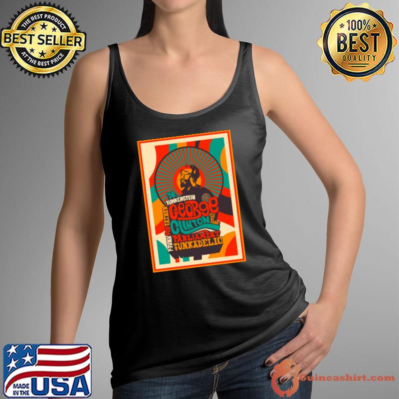 70s psychedleic george clinton parliament tunkadelic retro T-Shirt Tank Top
