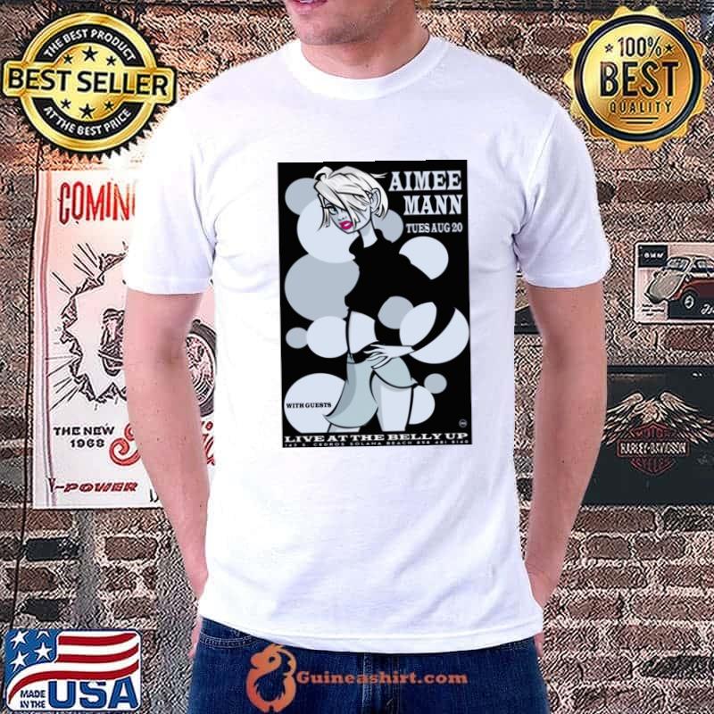Aimee Mann Live At The Belly Up concert tour announcement T-Shirt