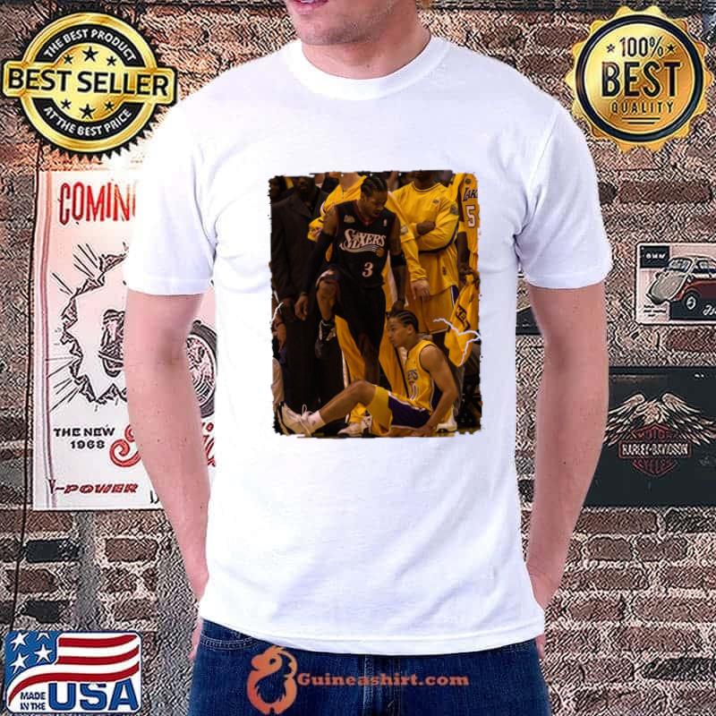 Allen Iverson Sixers 2001 NBA Finals Player Basketball T-Shirt