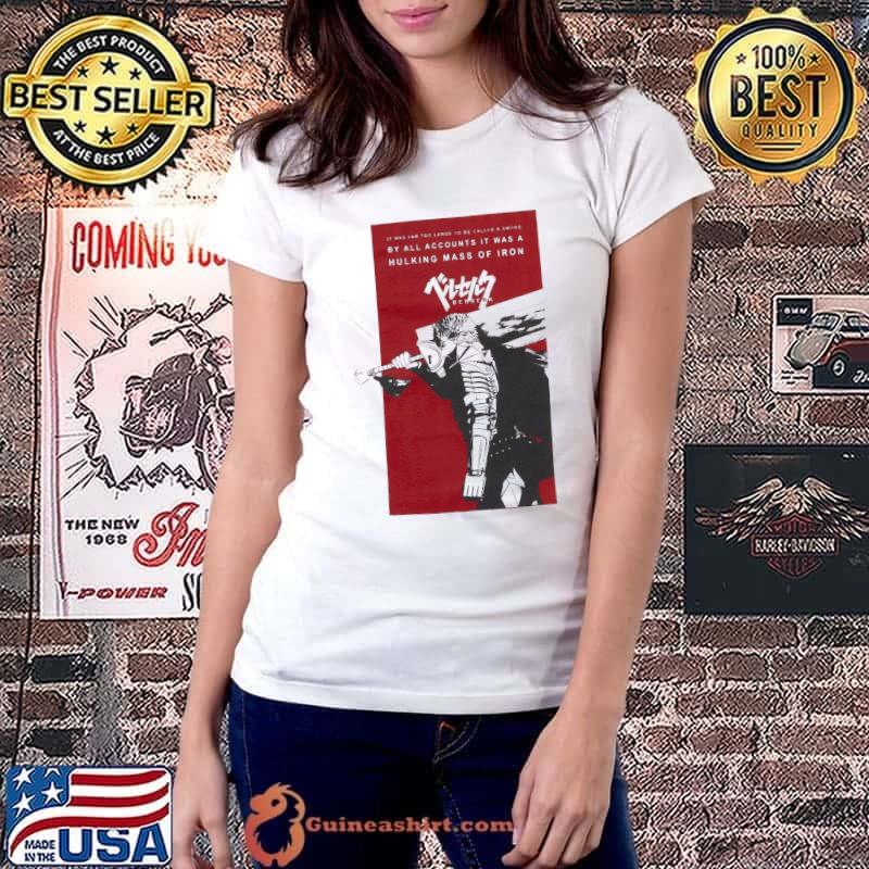 Berserk Guts Sword Poster Shirt Ladiestee