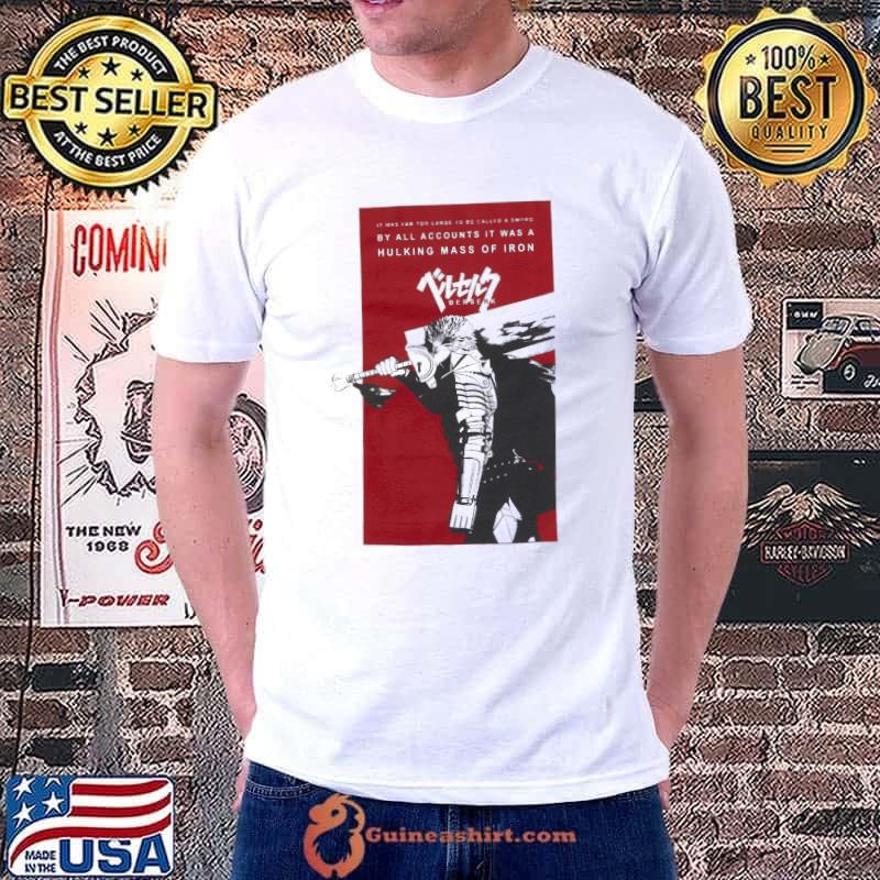 Berserk Guts Sword Poster Shirt