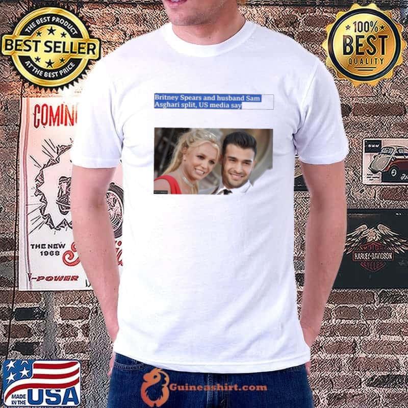 Britney Spears and husband Sam Asghari split shirt