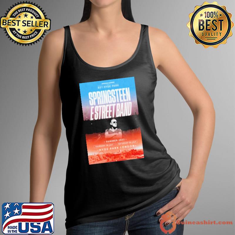 Bruce springsteen and e street band 9 august event chicago 2023 poster shirt