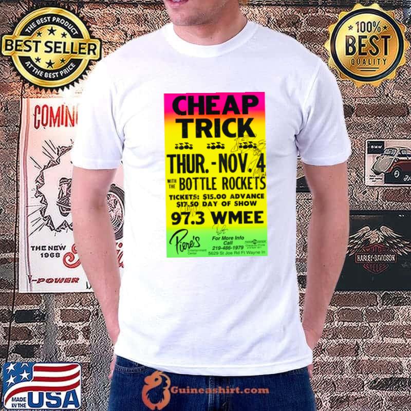 Cheap Trick With The Bottle Rockets concert flyer T-Shirt
