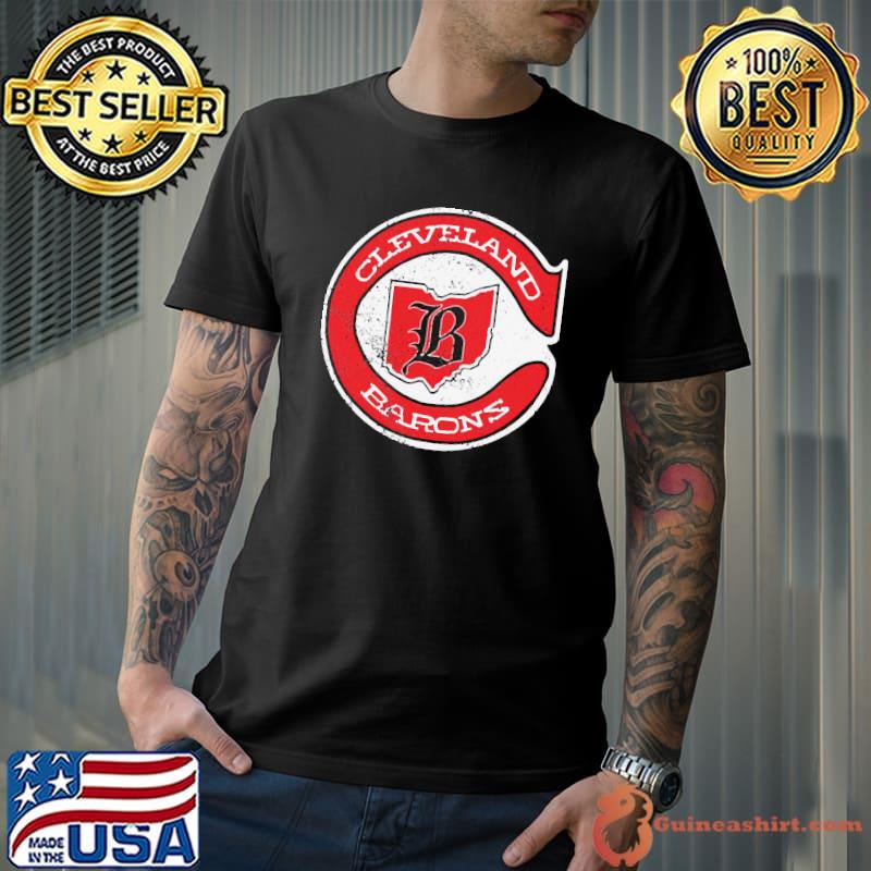 Cleveland Barons Logo Defunct Ohio Hockey Team 1976 1978 Shirt Unisex