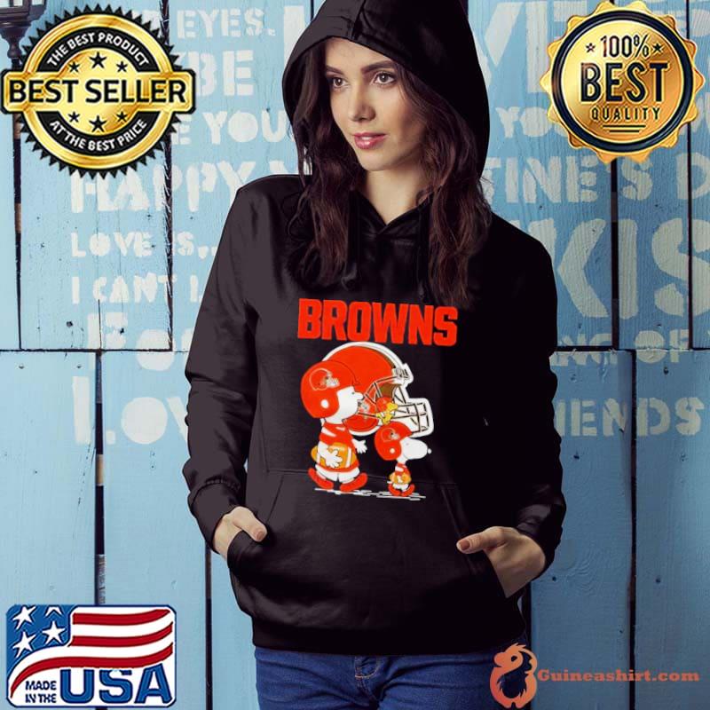 Cleveland Browns Snoopy and Charlie Brown Peanuts shirt, hoodie