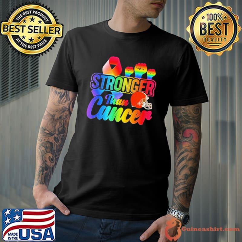 Green Bay Packers Stronger Than Cancer Shirt