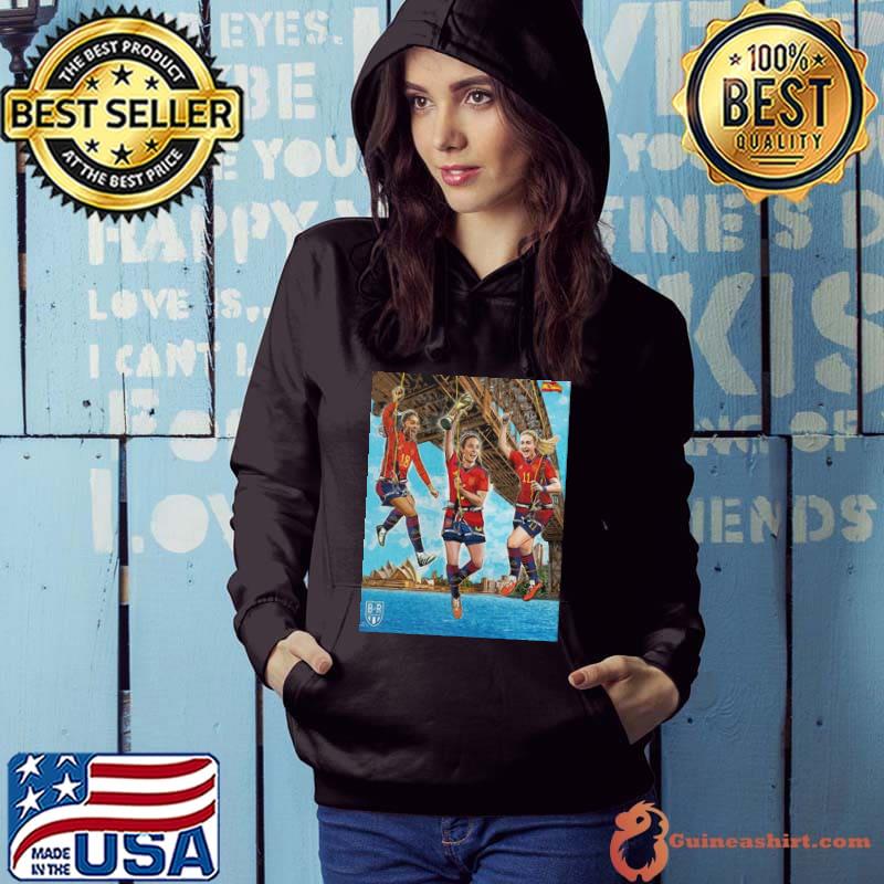 Congratulations Spain Win Their First Women’s World Cup 2023 Shirt (watermarked)