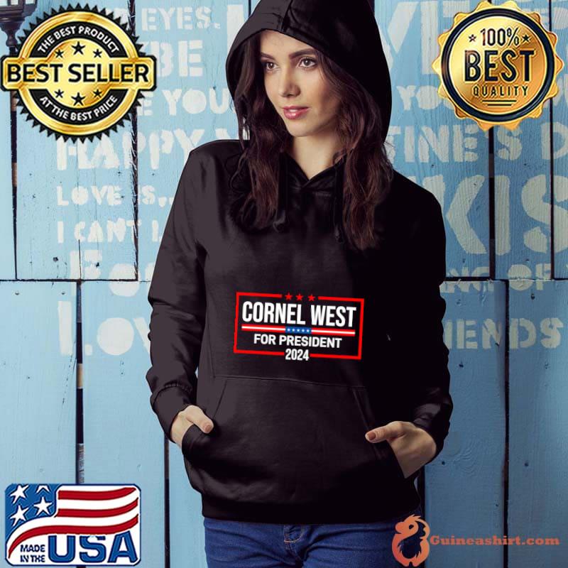 Cornel West 2024 For President Star Red Political T-Shirt