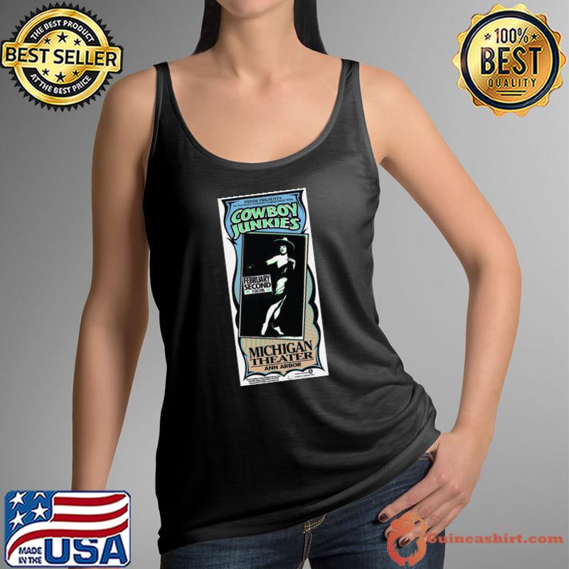 Cowboy Junkies Michigan Theater Ann Arbor concert flyer T-Shirt