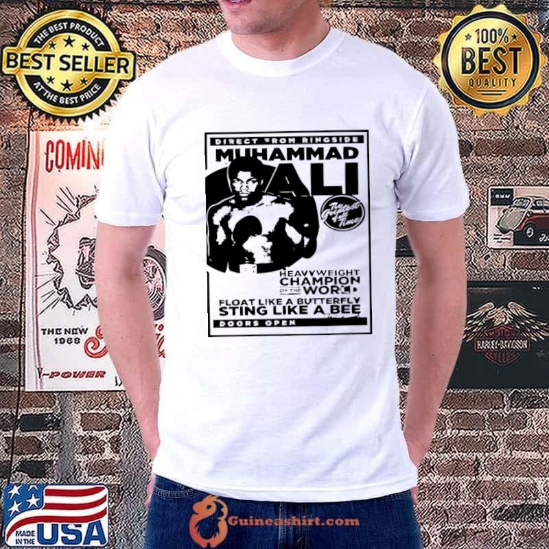 Direct From Ringside Muhammad Ali.mu Heavyweight Champion T-Shirt