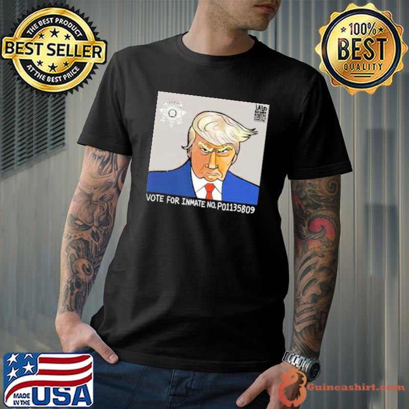 Donald Trump vote for inmate no p01135809 shirt